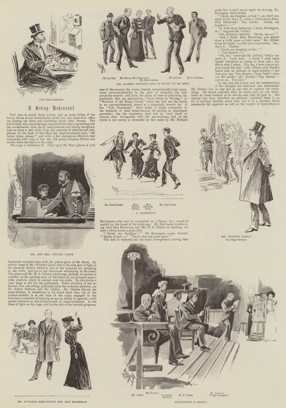 Eine Savoy-Probe von Alexander Stuart Boyd
