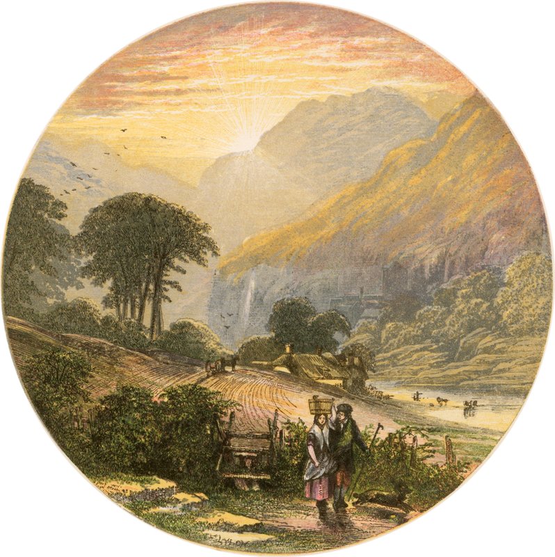 Szene im Lake District von Alexander Francis Lydon