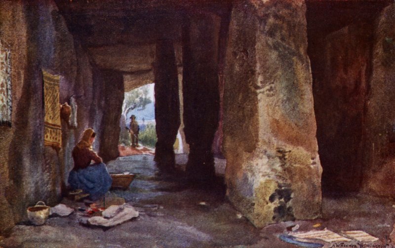 Prähistorische Höhle, Antequera von Alexander Wallace Rimington