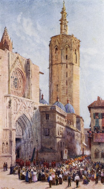 Der Mignelete, Valencia von Alexander Wallace Rimington