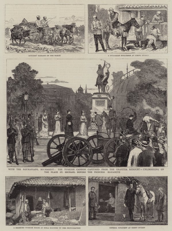 Mit den Russen und Türken von Alfred Chantrey Corbould