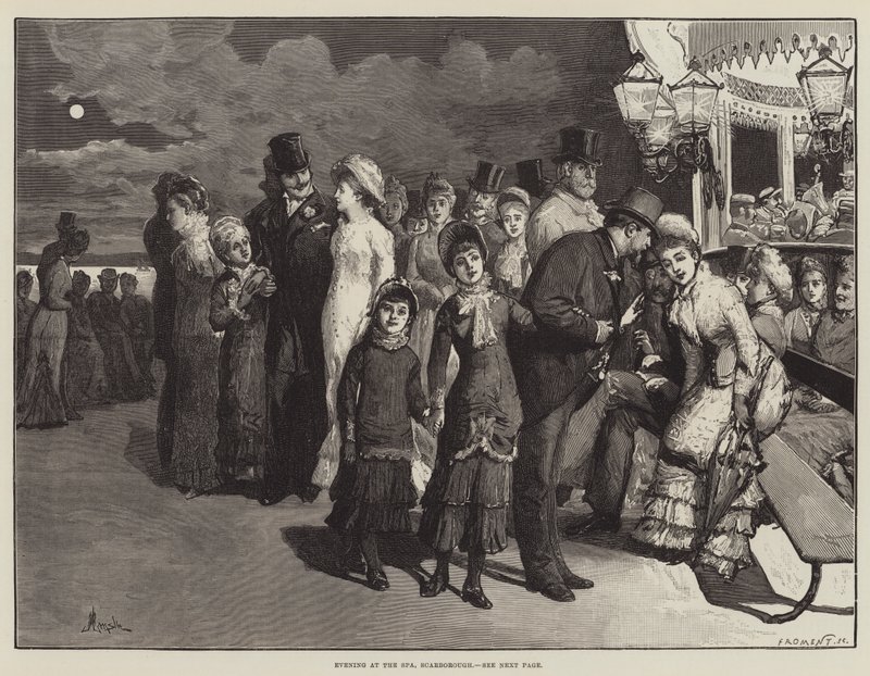 Abend im Spa, Scarborough von Alfred Edward Emslie