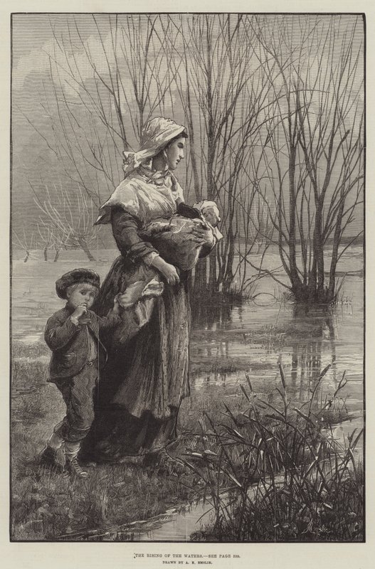 Das Steigen der Wasser von Alfred Edward Emslie