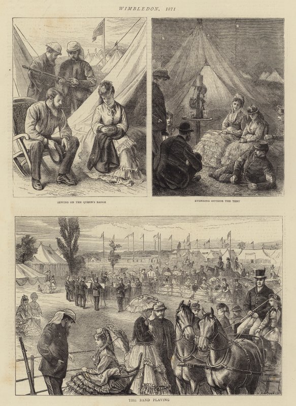 Wimbledon, 1871 von Alfred W. Cooper