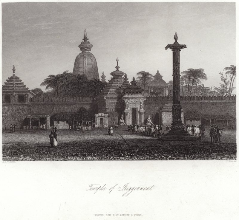 Jagannath-Tempel in Puri von Alfred Gomersal Vickers