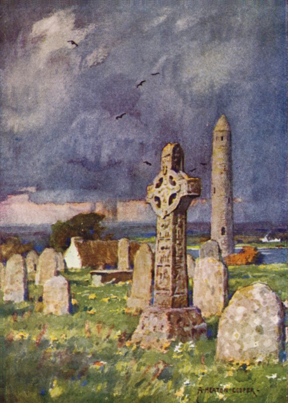 Clonmacnoise, County Roscommon von Alfred Heaton Cooper