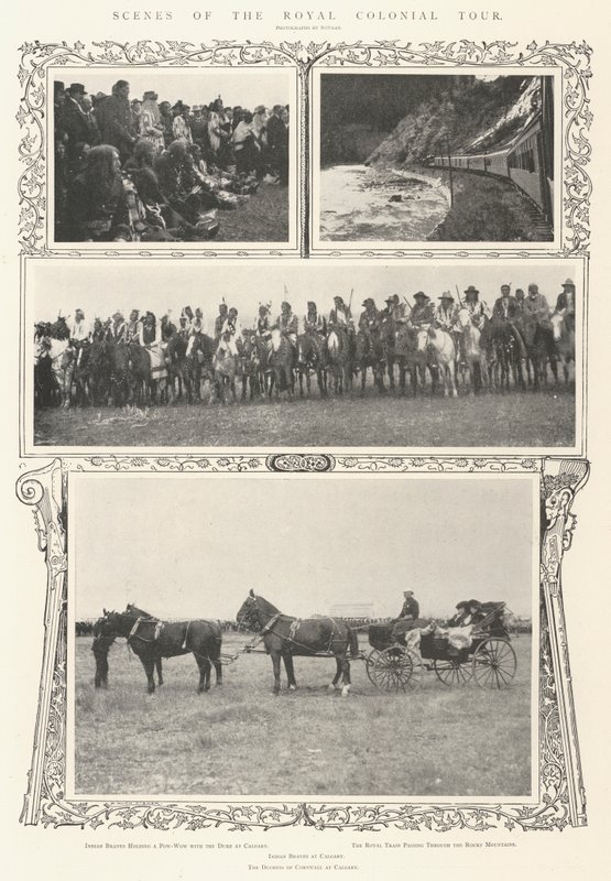 Szenen der königlichen Kolonialtour von Alfred Hugh Fisher