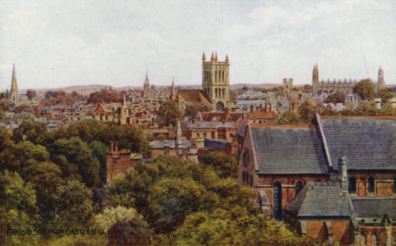 Cambridge, vom Castle Hill von Alfred Robert Quinton