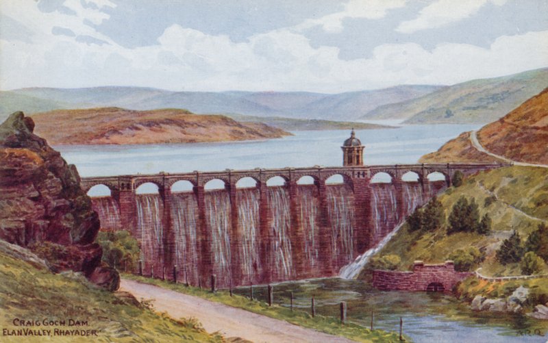 Craig Goch Damm, Elan-Tal, Rhayader von Alfred Robert Quinton