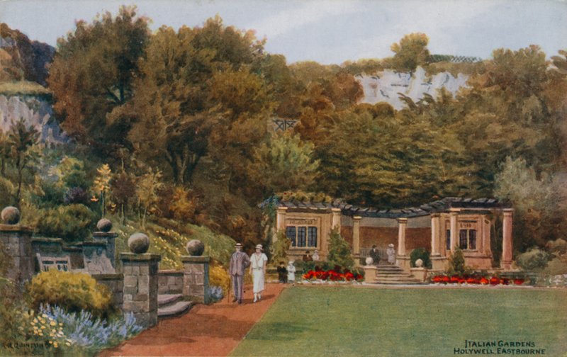 Italienische Gärten, Holywell, Eastbourne von Alfred Robert Quinton