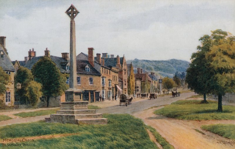 Gedenkkreuz, Broadway, Worcestershire von Alfred Robert Quinton