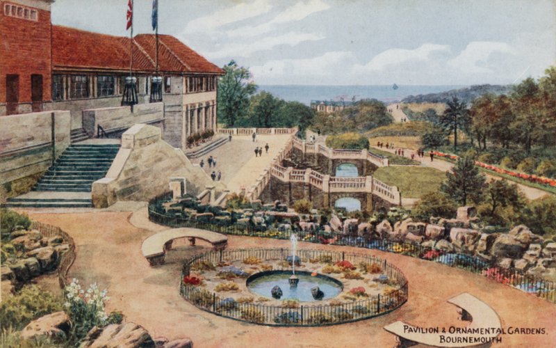 Pavillon und Ziergärten, Bournemouth von Alfred Robert Quinton