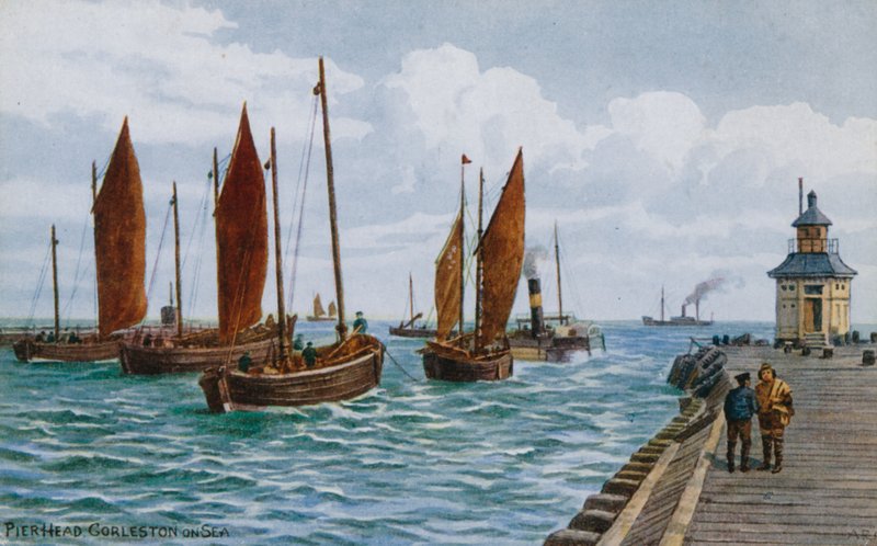 Pier Head, Gorleston-on-Sea von Alfred Robert Quinton
