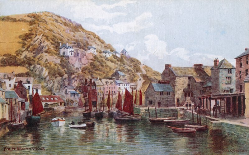 Polperro Hafen von Alfred Robert Quinton