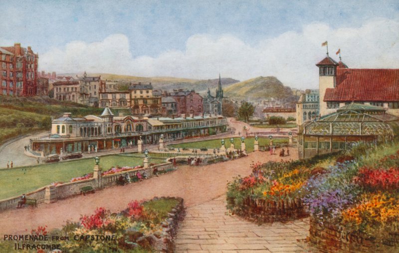 Promenade von Capstone, Ilfracombe von Alfred Robert Quinton