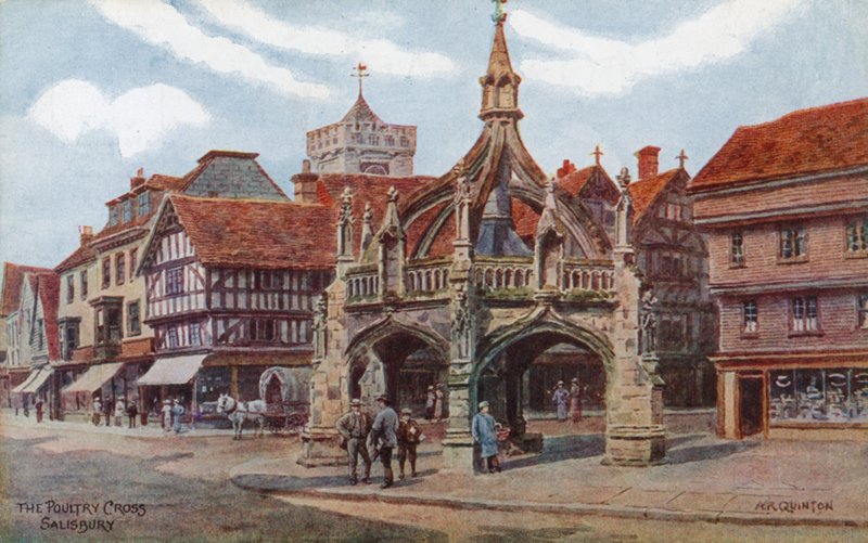 Das Geflügelkreuz, Salisbury von Alfred Robert Quinton