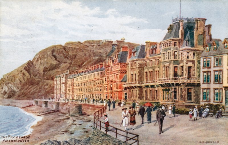 Die Promenade, Aberystwyth von Alfred Robert Quinton