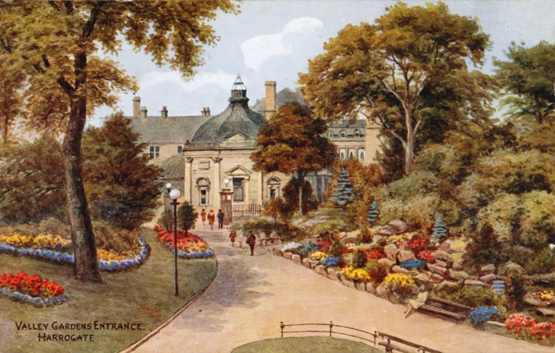 Eingang zu den Valley Gardens, Harrogate von Alfred Robert Quinton