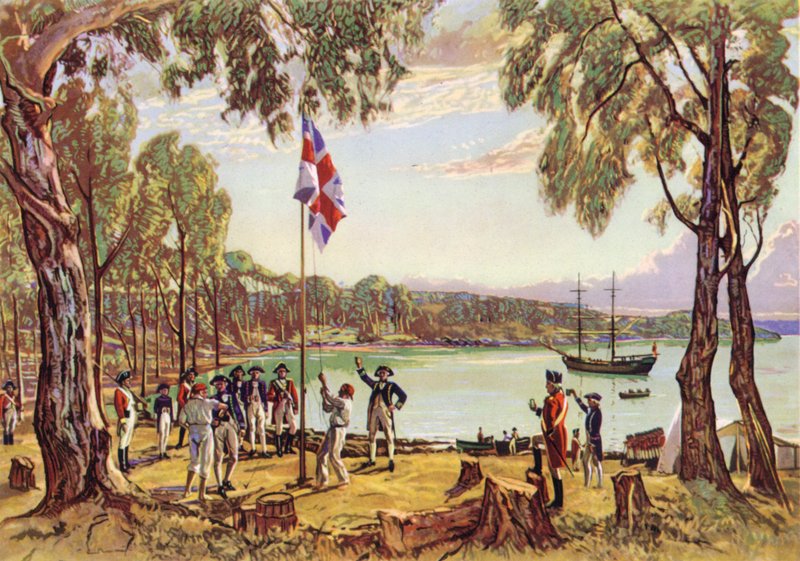 Die Gründung Australiens von Algernon Mayow Talmage