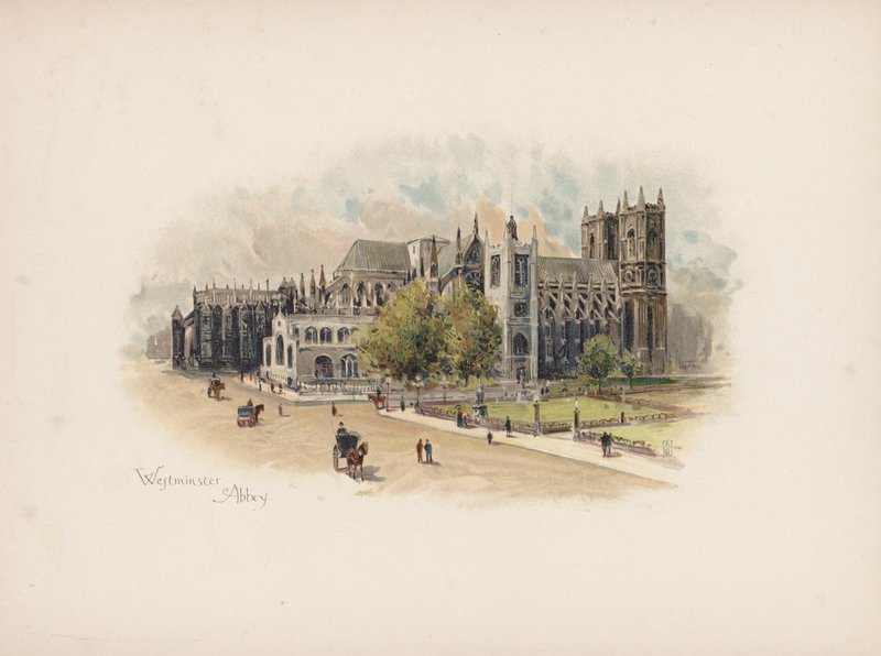 Bekanntes London: Westminster Abbey von Allan F. Barraud