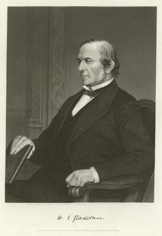 William Ewart Gladstone, britischer liberaler Politiker von Alonzo Chappel