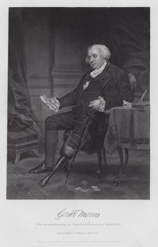 Gouverneur Morris (Gravur) von Alonzo (after) Chappel