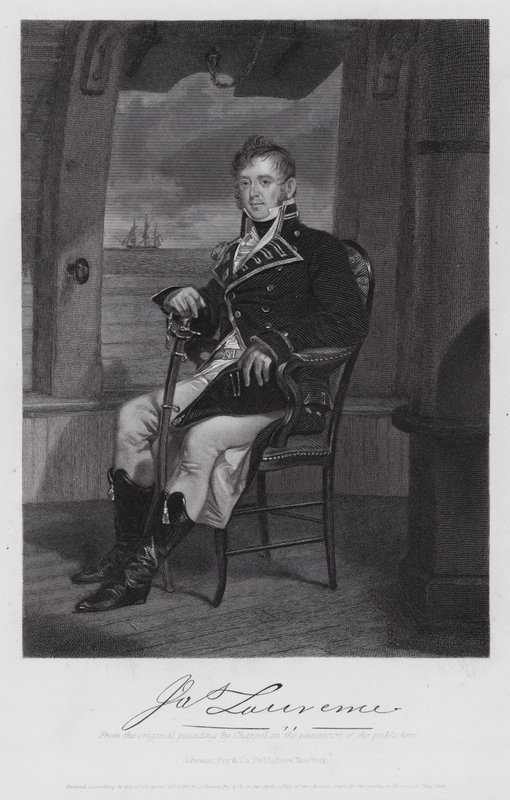 James Lawrence (Gravur) von Alonzo (after) Chappel