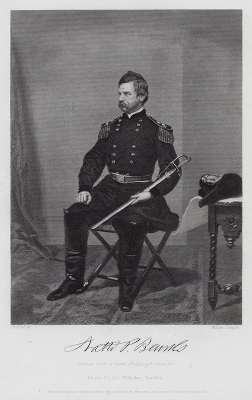 Nathaniel Prentiss Banks (Gravur) von Alonzo (after) Chappel