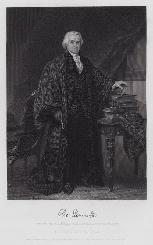 Oliver Ellsworth (Stich) von Alonzo (after) Chappel