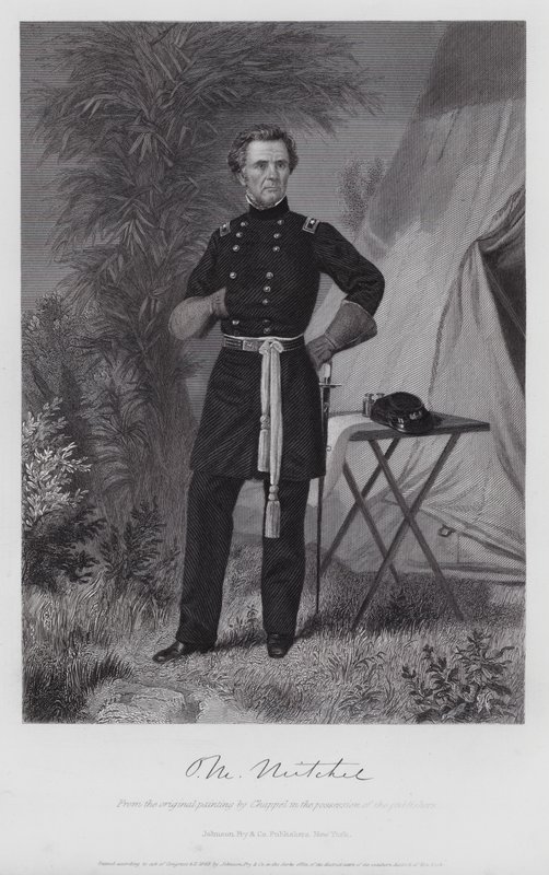 Ormsby Mcknight Mitchel (Gravur) von Alonzo (after) Chappel