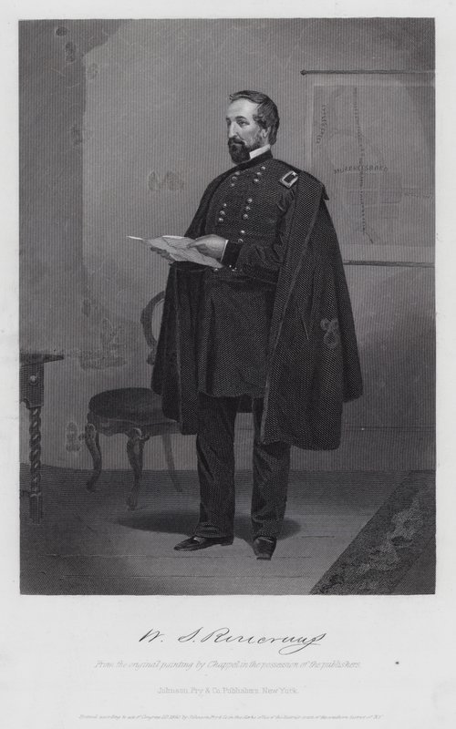 William Stark Rosecrans (Gravur) von Alonzo (after) Chappel