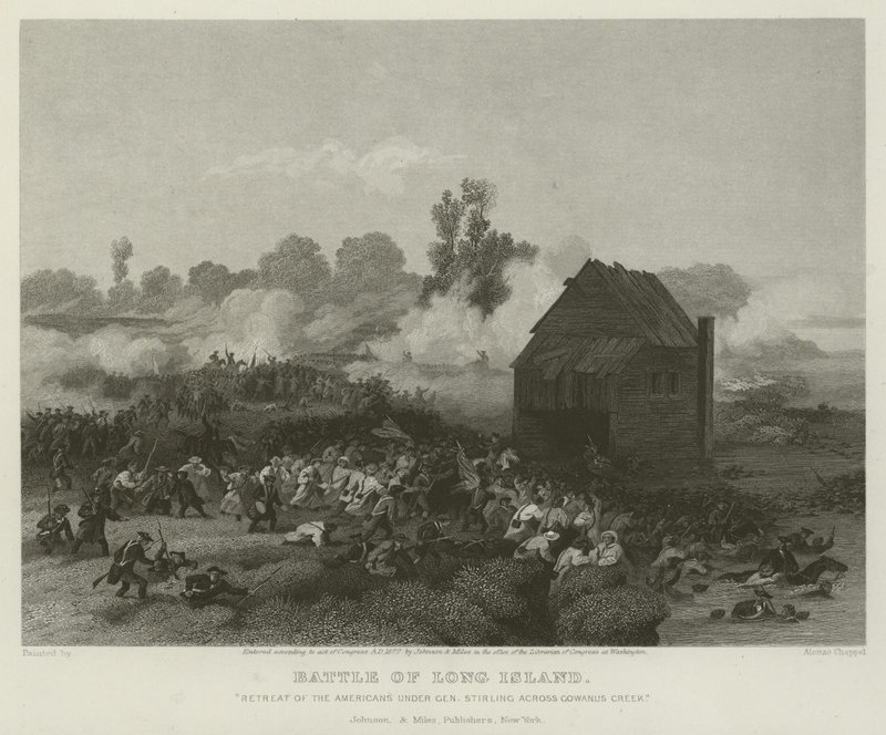 Schlacht von Long Island, 1776 von Alonzo Chappel