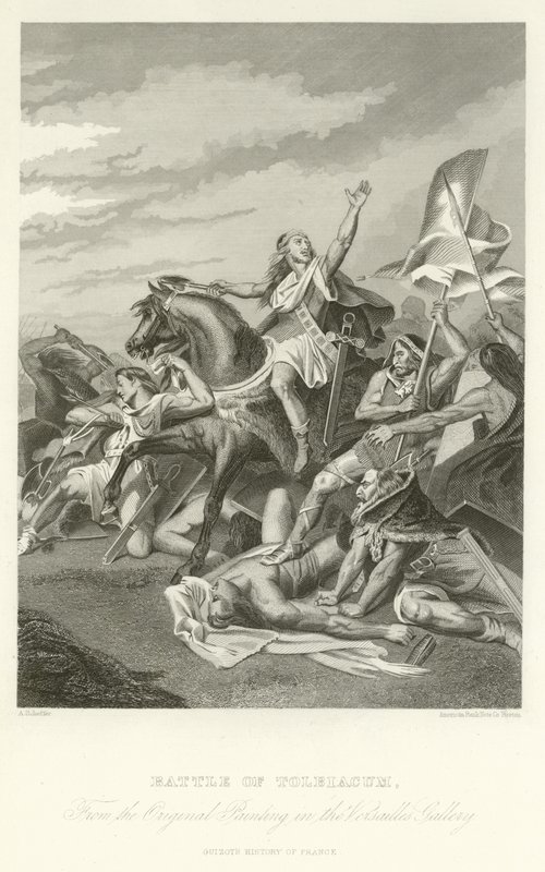 Schlacht von Tolbiacum von Alphonse Marie de Neuville