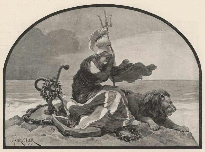 Britannia trauert von Amedee Forestier