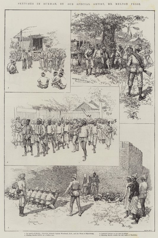 Skizzen in Burma von Amedee Forestier