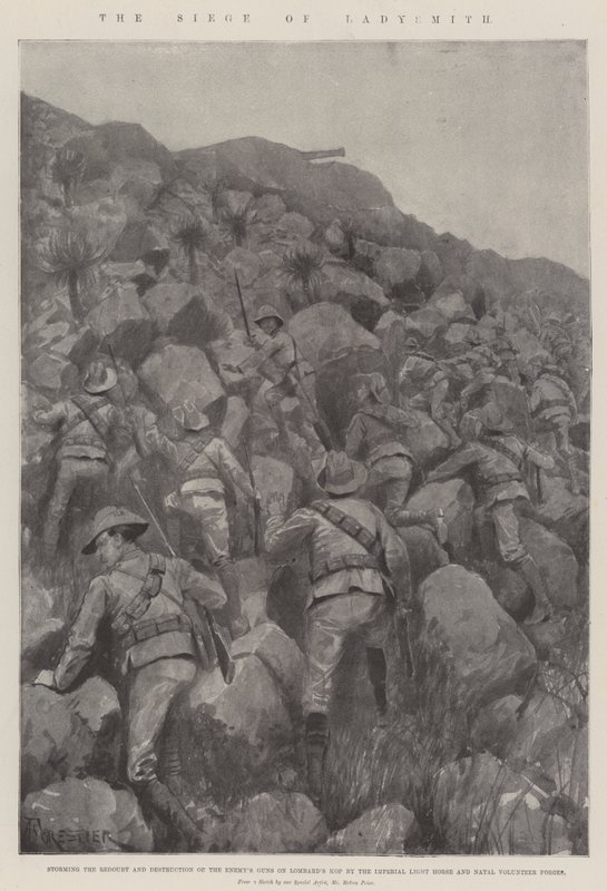 Die Belagerung von Ladysmith von Amedee Forestier