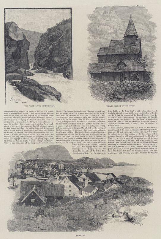 Die Sunbeam in Norwegen, von Lady Brassey von Amedee Forestier