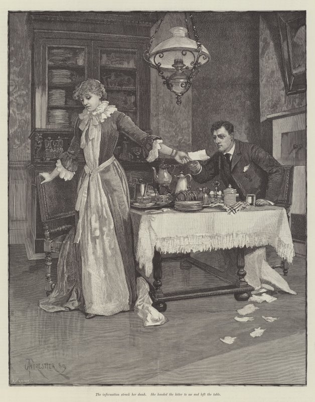 Blinde Liebe, von Wilkie Collins von Amedee Forestier