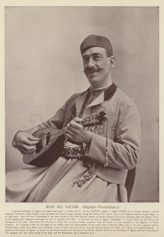 Jean Ali Yacob, Algerischer Franzose von American Photographer