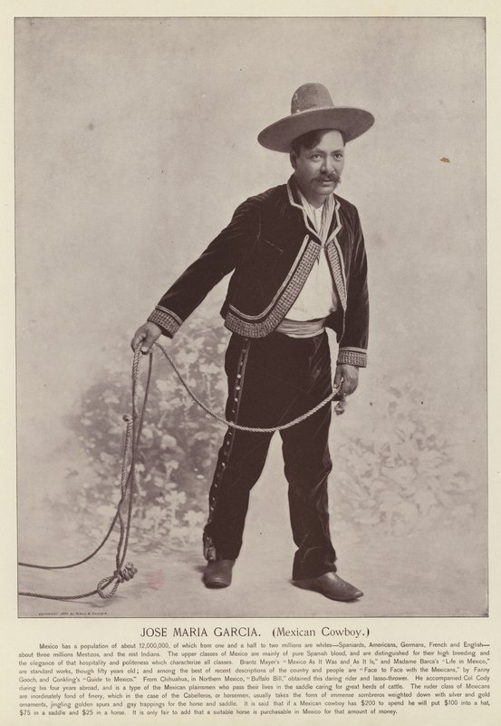 Jose Maria Garcia, Mexikanischer Cowboy von American Photographer