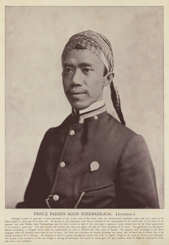 Prinz Radhen Aduin Soekmadilaga, Javaner von American Photographer