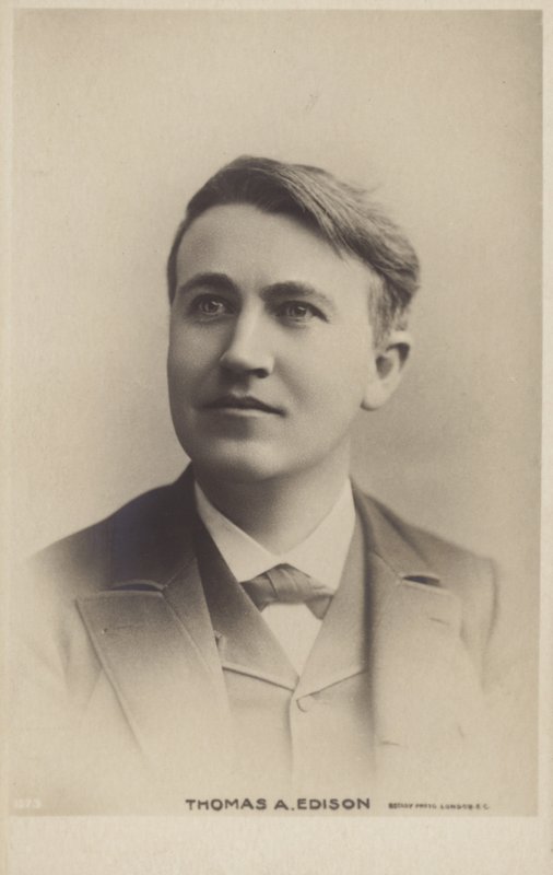 Thomas Edison (1847-1931), amerikanischer Erfinder von American Photographer