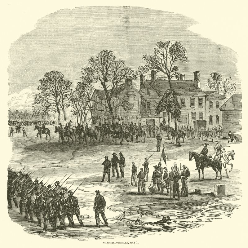 Chancellorsville, 1. Mai, Mai 1863 von American School