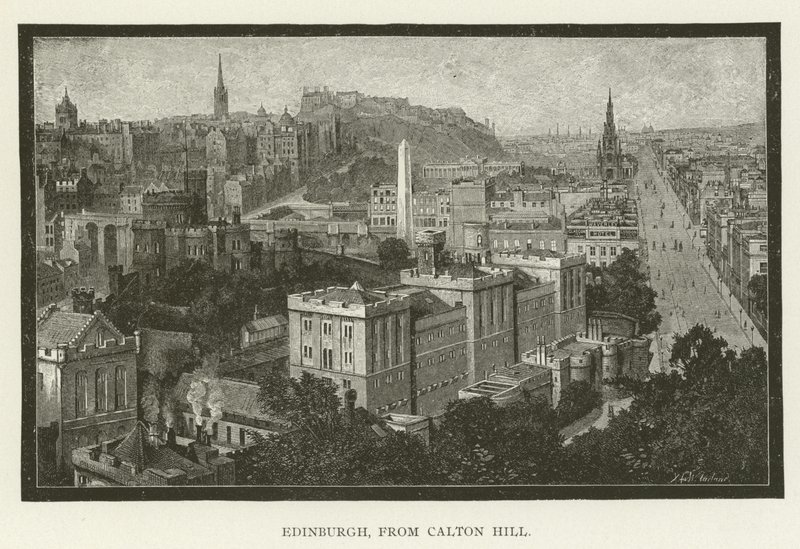 Edinburgh, vom Calton Hill von American School