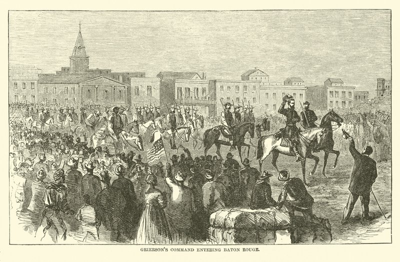 Griersons Kommando betritt Baton Rouge, April 1863 von American School