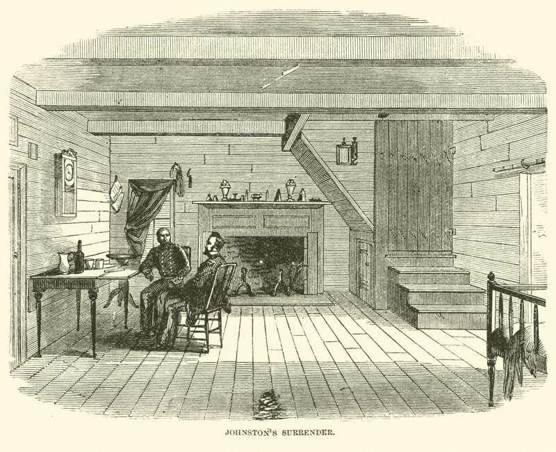 Johnstons Kapitulation, April 1865 von American School