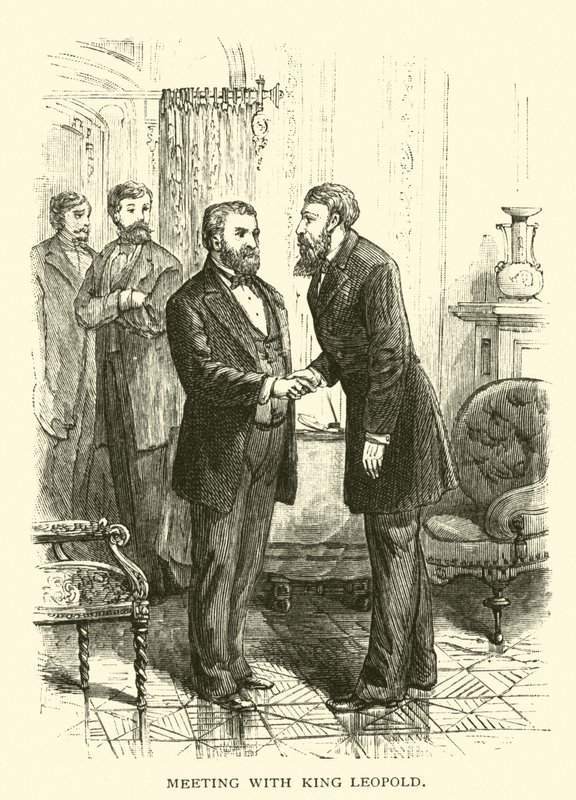 Treffen mit König Leopold von American School