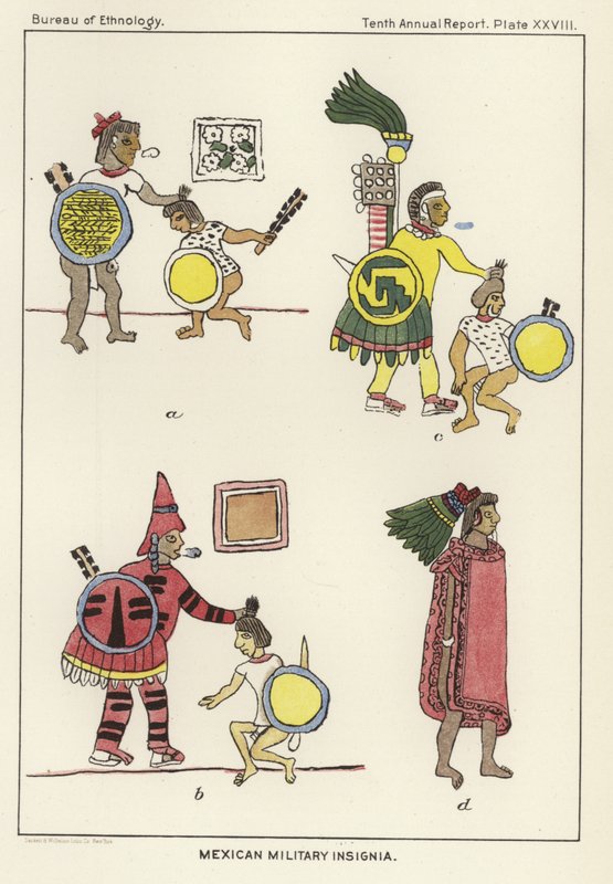 Mexikanische Militärabzeichen von American School