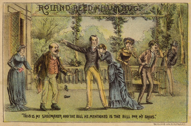 Roland Reed in Humbug von American School