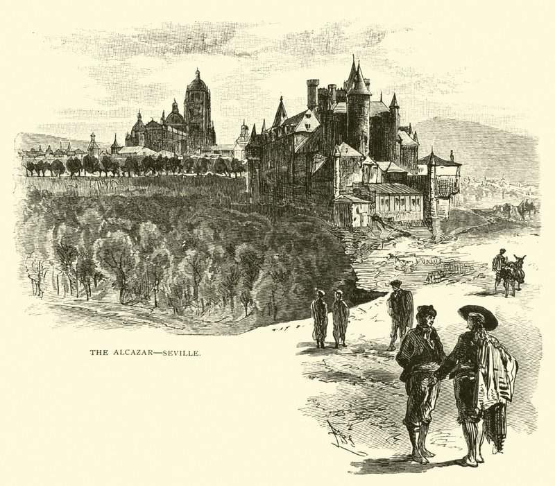 Der Alcázar, Sevilla von American School